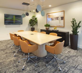 Professionally designed conference room